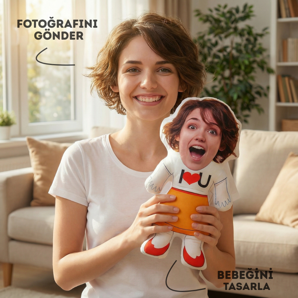 MinyMe kişiye özel isimli pelüş bebek