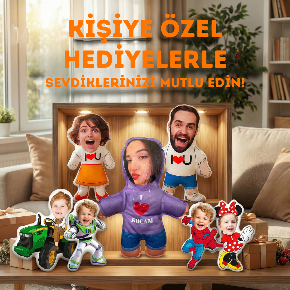 MinyMe kişiye özel isimli pelüş bebek
