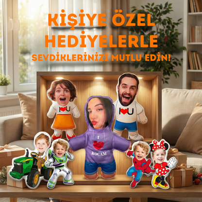 MinyMe kişiye özel isimli pelüş bebek