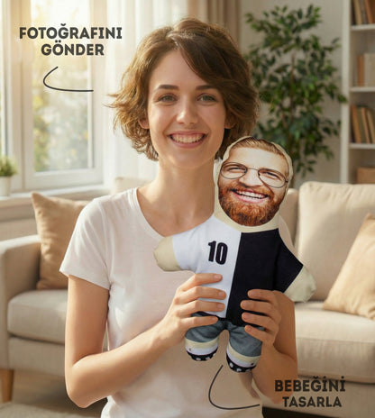 Taraftar baskılı pelüş bebek