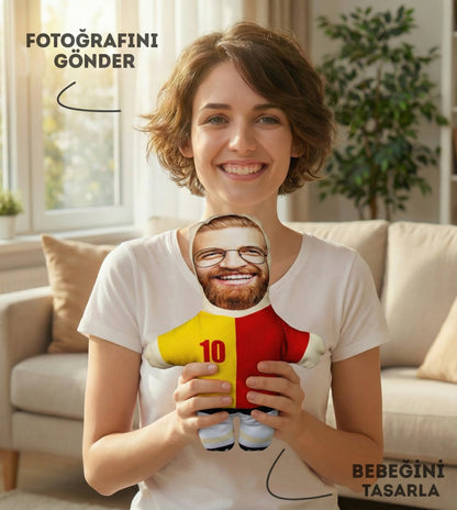 Taraftar baskılı pelüş bebek