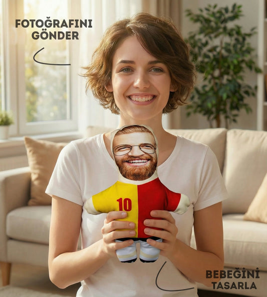 Taraftar baskılı pelüş bebek